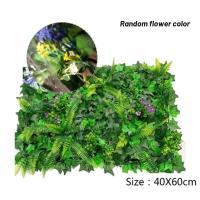 40 * 60 cm planta pared fondo flor hierba césped artificial panel de boda valla decoración verde - details 7