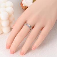Preciosa incrustación de arcoíris de Plata de Ley 925 para mujer, empalme de piedras preciosas, anillos de joyería para citas y fiesta de boda, regalos para mujeres y niñas - details 1