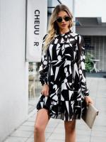 Vestido midi casual estilo coreano de moda 2025 para mujer con manga larga - details 3