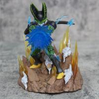Figura de Son Goku, Kamehameha, Kakarotto Cell, Super Saiyan, modelo de decoración, estatua, muñeca, reg - details 13