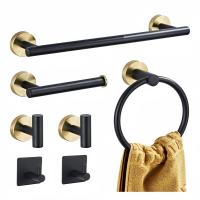 Juego De Accesorios Para Baño De 304, Acero Inoxidable, 7 piezas, Color Plateado - details 0
