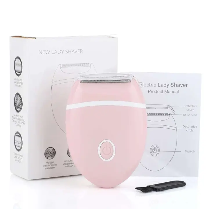 Afeitadora eléctrica para mujer, Mini maquinilla de afeitar lavable, equipo especial de depilación para todo el cuerpo, pierna, axila, zona íntima 3 en 1 - 1