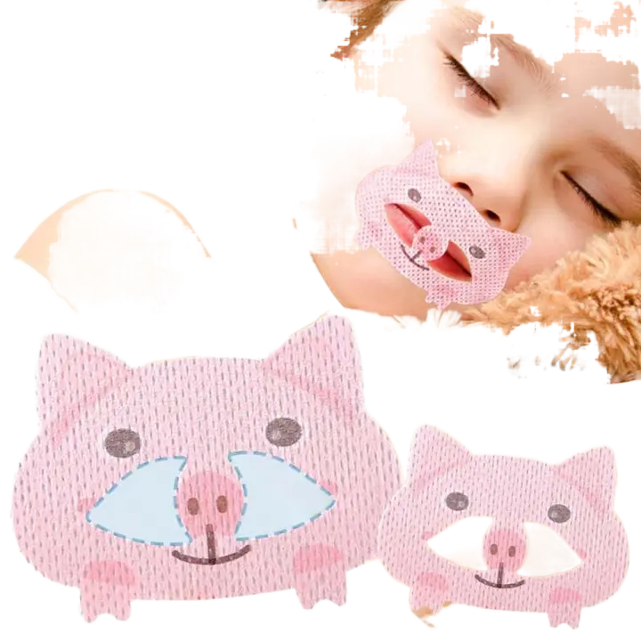 30 unids/set previene la boca abierta para dormir, parche para respirar la boca, corrección Mandibular, cinta bucal antironquidos para niños - 1