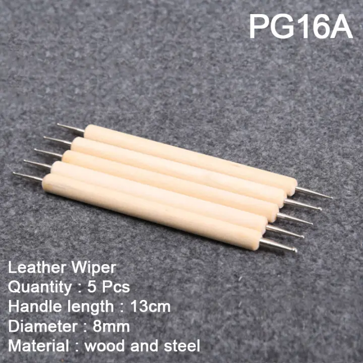 Herramientas de tallado de cuero para impresión de cuero, cuchillo de corte, martillo, cuchillo giratorio de cuero, caja de almacenamiento de herramientas, juego de estambre de cuero - 1