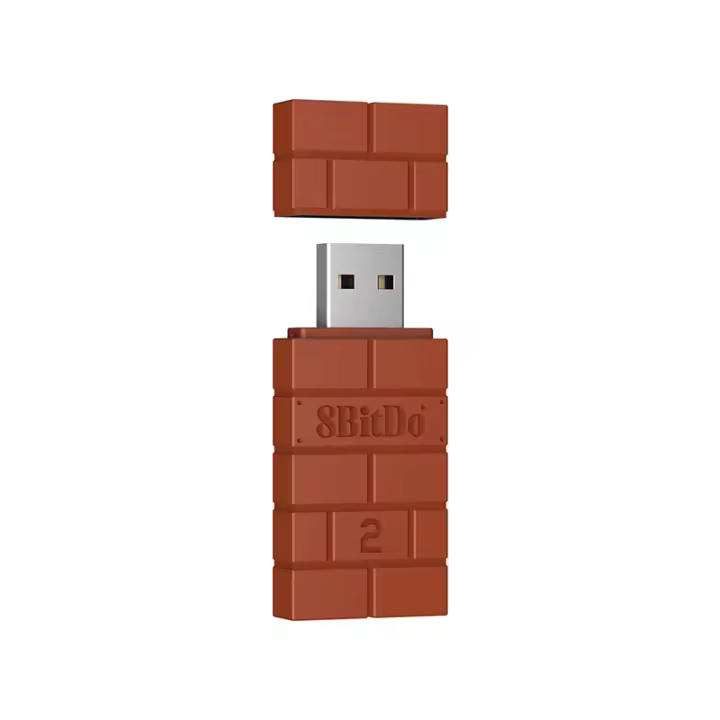 VAORLO-Adaptador inalámbrico Bluetooth 8Bitdo, receptor 2 para PS5, PS4, Xbox Series X/S, Windows, Mac, Nintendo Switch, controlador PS1 - 1
