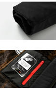 CHAIFENKO Chaqueta de Invierno Gruesa de Poliéster Abrigo de Mano para Hombres con Cremallera - details 7