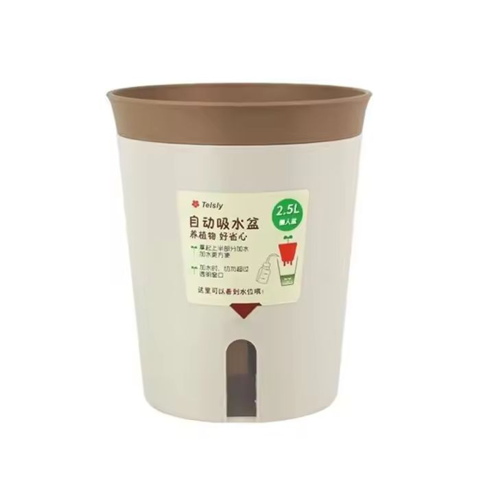 ETA de plástico hidropónico de riego de doble capa, ETA de absorción automática de agua para plantas - 1