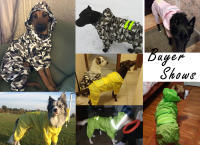 HOOPET-chubasquero para perro, abrigo de lluvia para mascotas, chaqueta impermeable para Labrador, Golden Retriever - details 7