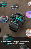 Relojes inteligentes hombre Bluetooth llamadas Fitness ritmo cardíaco presión arterial exterior deporte mujer reloj impermeable - details 13