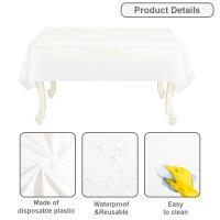 Mantel de Mesa PEVA Rectangular Ideal para Bodas, Navidad, Decoración de Hogar Hecho en China - details 6