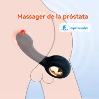 Masajeador de próstata masculino, vibrador anal impermeable para hombres, vibrador anal plug, estimulador anal, juguetes sexuales para adultos, juguete sexual gay - details 6