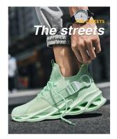 Gran oferta de zapatillas informales moradas a la moda, zapatillas para correr con cuchilla para hombre y mujer, talla grande 48, zapatillas deportivas ligeras y transpirables, zapatillas deportivas de malla para hombre - details 4