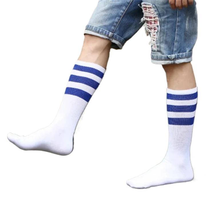 Nuevos hombres/mujeres 3 calcetines de algodón de tres rayas Retro vieja escuela Hiphop Skate largo corto Meias Harajuku blanco negro invierno fresco