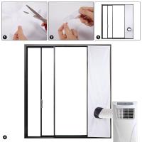 Paño de sellado de aire acondicionado ajustable a prueba de viento, sellado de ventana impermeable extraíble, Flexible, portátil, mantiene el aire fresco - details 7