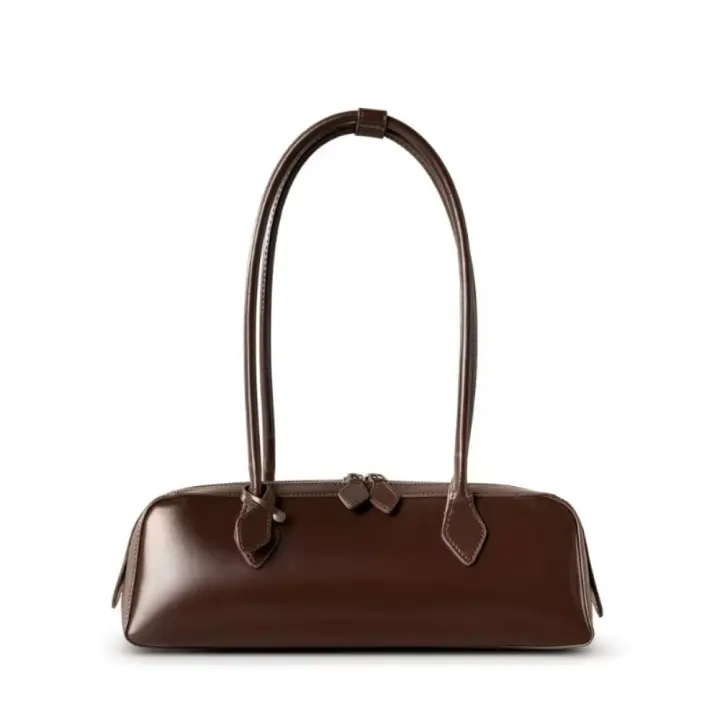 2025 nuevo bolso de hombro para mujer, bolso de mujer de piel de vaca de lujo, bolso baguette, bolso de compras para mujer - 1