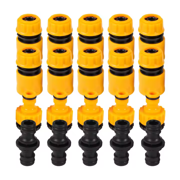 Jardín Hose Connector Set de 20 Piezas Conectores de Doble Manguera para Extender Hoses - 1