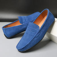 Nuevos zapatos de hombre de un pedal casual puntiagudo 40-48 pisos de gran tamaño - details 2