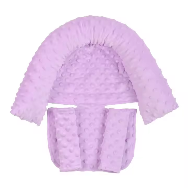 Bonito Color caramelo, asiento de coche suave anticabeza, protección del cuello, cojín para reposacabezas infantil, almohada de soporte para la cabeza del bebé, soporte para la cabeza para dormir - 1