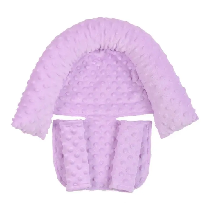 Bonito Color caramelo, asiento de coche suave anticabeza, protección del cuello, cojín para reposacabezas infantil, almohada de soporte para la cabeza del bebé, soporte para la cabeza para dormir - 1