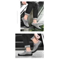 Nuevos zapatos planos casuales para hombres, zapatos de cuero genuino hechos a mano para hombres, mocasines cómodos, mocasines transpirables, zapatillas de deporte para hombres al aire libre - details 18