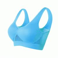 Sujetador de Yoga calado para mujer, chaleco deportivo para correr, Tops cortos acolchados, ropa interior sin aros, sujetadores superiores para gimnasio - details 2