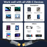 Cable de carga rápida USB Tipo C Minisopuru 240W Soporte de 16K/Dual 8K 80Gbps de datos - details 8