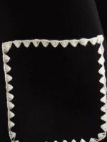 Chaqueta elegante suelta de media temporada para mujer, cuello con bufanda en zigzag, ropa de moda, otoño e invierno, 2024 - details 53