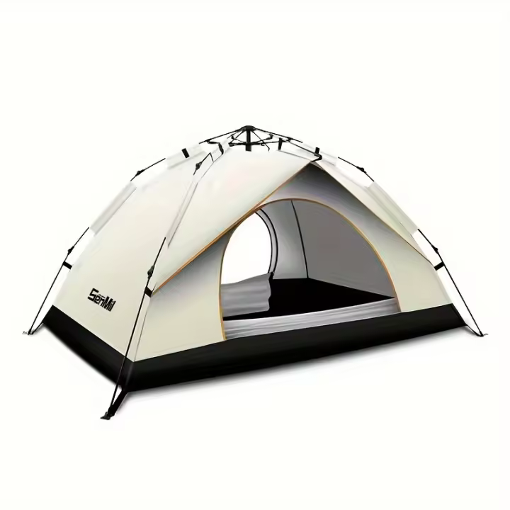 Tienda De Campaña Portátil, Tienda Plegable Totalmente Automática Para Exteriores, Suministros De Camping Para Pasar La Noche - 1