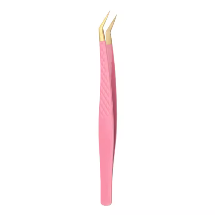 Pinzas de Extensión de Pestañas Falsas de Alta Precisión Diseño Recurso, Antideslizante, Rebote Moderado para Eliminación de Vello Ingrown Eyebrows - 1