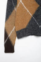 TRAFZA-suéter de manga larga con estampado a cuadros para Mujer, Jersey informal elegante con cuello en V, Otoño e Invierno - details 6