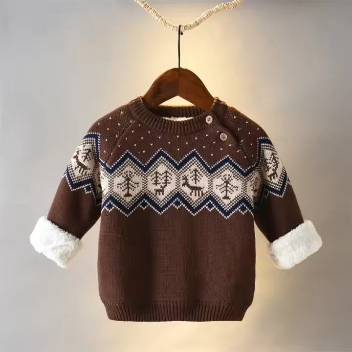 Suéter de lana con ctoon wm, moda infantil - 1