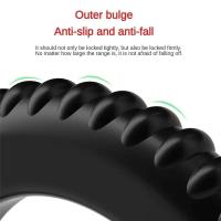 Leten-anillos de bloqueo de silicona para hombre, anillo reutilizable para retrasar la eyaculación, productos de Bondage para el escroto, juguetes eróticos para erección de pareja - details 5