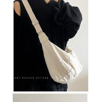 Bolso bandolera mujer otoño e invierno nuevo bolso de bola de masa hervida de gran capacidad abajo algodón simple y versátil bolso de hombro - details 9
