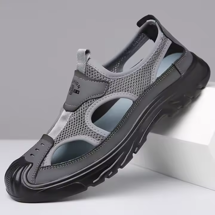 Sandalias Baotou Transpirables Antideslizantes para Hombre Zapatos Deportivos de Malla Ligera y Cómoda para Caminar al Aire Libre en Verano - 1