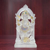 Adorno de Dios elefante, artesanía de resina de vidrio de agua, decoración india tailandesa de alta calidad - details 6
