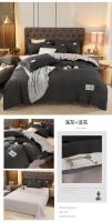 Juego de Ropa de Cama de Lujo en Tamaño King con Funda de Edredón Sábana y Funda de Almohada de Color Sólido Estilo Nórdico Diseño Impreso - details 15
