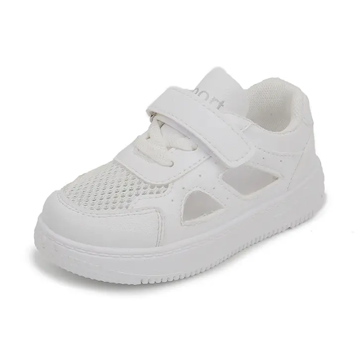 Zapatillas blancas para niños 2025 Zapatos deportivos de verano para niños - 1