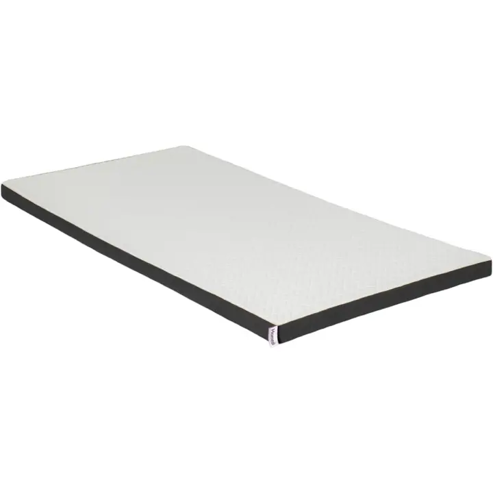 Topper de Viscoelástico 100% Funda Desmontable y Lavable Sobrecolchón de Espuma de Memoria de 6 cm - 1