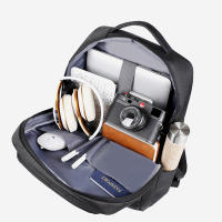 Mochila De Negocios impermeable para hombre, morral de viaje para ordenador portátil con puerto de carga USB, gran capacidad, 15,6 pulgadas - details 14