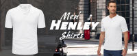 MAGCOMSEN-camisetas Henley para hombre, Camisa cómoda con cuello Henry, de manga corta, informal, de verano - details 0