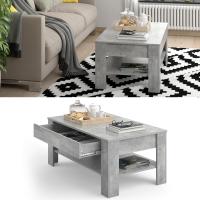 Mesa de centro, mesa central, mesa de sofá, madera ecológica, diseño moderno, estilo nórdico, medidas: 92,2 x 65 cm - details 24