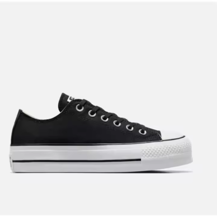 Buroalma Zapatillas Plataforma Chuck Taylor All Star Plataforma bota Blanca. |     Clásicas y elegantes |     Estilo Urbano Retro - 1