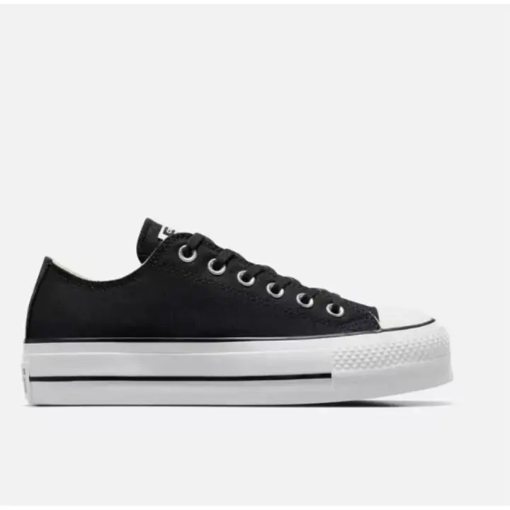 Buroalma Zapatillas Plataforma Chuck Taylor All Star Plataforma bota Blanca. |     Clásicas y elegantes |     Estilo Urbano Retro - 1