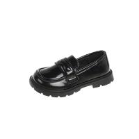 Zapatos de cuero para niñas, mocasines antideslizantes con gancho y bucle, color negro, para primavera y otoño, 2023 - details 17