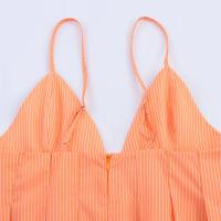 PB & ZA-Chaleco informal sin mangas a rayas para mujer, tirantes, tops cortos sencillos sin mangas, novedad de verano 2025 - details 9