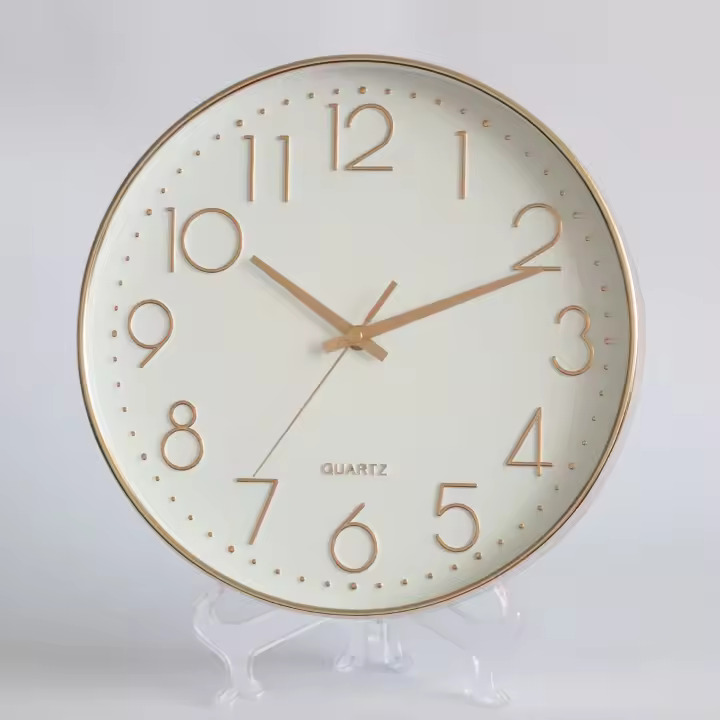 [12 pulgadas 30 CM] reloj de pared silencioso moda creativa hogar sala de estar relojes simples digitales tridimensionales al por mayor - 1