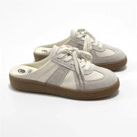 Zapatos de mulas para mujer, mocasines sin cordones con punta redonda, zapatillas para caminar, zuecos perezosos, plataforma de verano, zapatillas Creeper Baotou - details 9