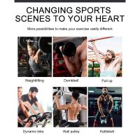Guantes de Gimnasio de Cuero de Vaca Almohadillas Antideslizantes para Levantamiento de Cinturón de Peso Equipo de Fitness Portátil - details 6