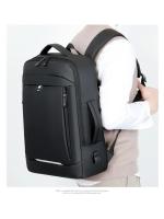 Mochila para ordenador portátil expandible para hombre, bolsa impermeable negra para Notebook, 16 pulgadas, 17 pulgadas, mochila de trabajo multifunción para negocios - details 26
