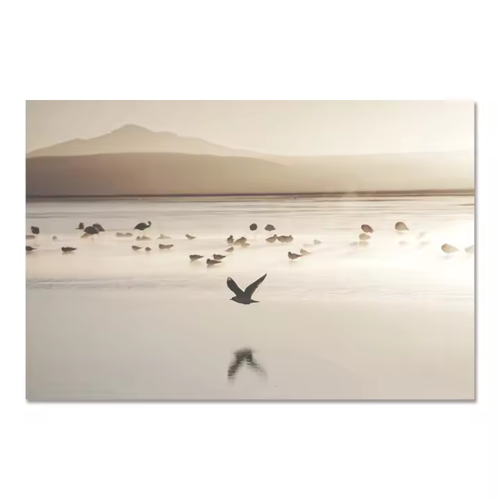 Hojas de playa de arena para pinturas, póster de pared, impresiones decorativas, pintura de pared, carteles de decoración para sala de estar - 1